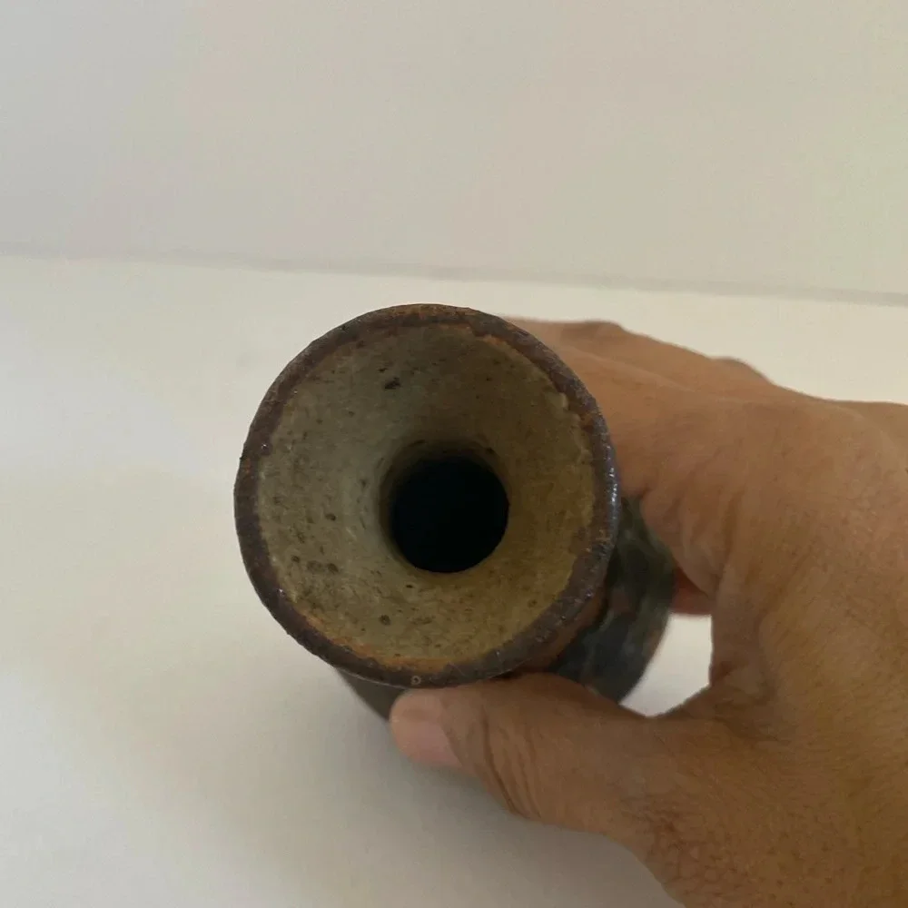 ❤️ Small ceramic Vase with flower design